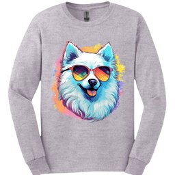 American Eskimo Top Dog Long Sleeve Shirt Gift For Dog Lover
