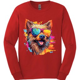 Australian Terrier Top Dog Long Sleeve Shirt Gift For Dog Lover