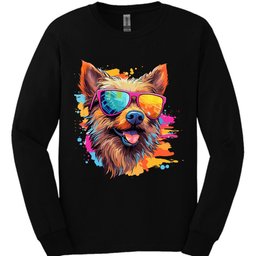 Australian Terrier Top Dog Long Sleeve Shirt Gift For Dog Lover
