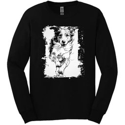 Brittany Running Dog Long Sleeve Tee Gift For Dog Lover