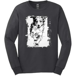 Brittany Running Dog Long Sleeve Tee Gift For Dog Lover