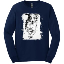 Brittany Running Dog Long Sleeve Tee Gift For Dog Lover