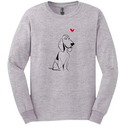 Bracco Italiano Sketch Dog Long Sleeve Tee Gift For Dog Lover