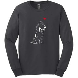 Bracco Italiano Sketch Dog Long Sleeve Tee Gift For Dog Lover