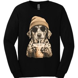 Catahoula Leopard Hipster Dog Long Sleeve Shirt Gift For Dog Lover