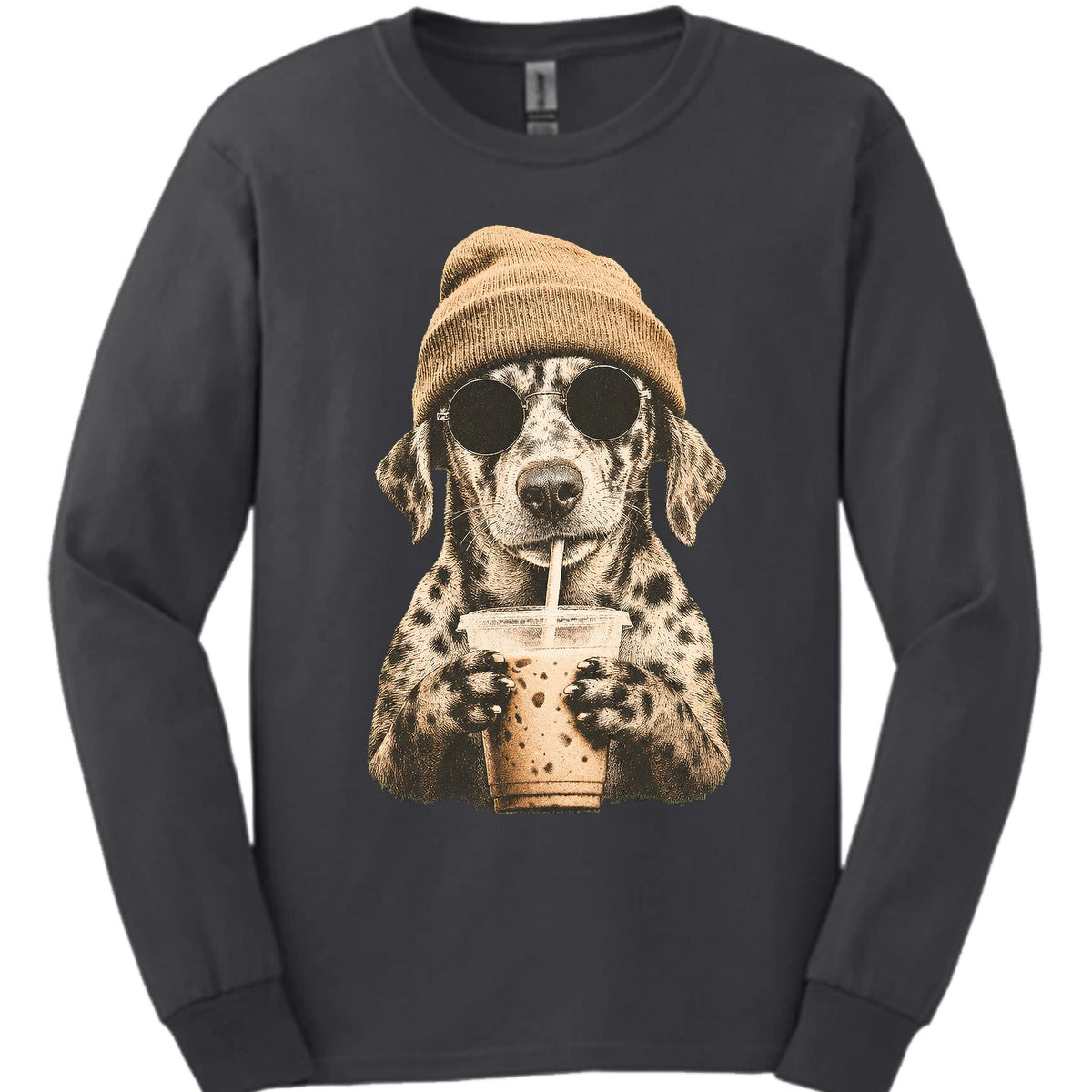 Catahoula Leopard Hipster Dog Long Sleeve Shirt Gift For Dog Lover