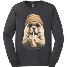 Chow Chow Hipster Dog Long Sleeve Shirt Gift For Dog Lover