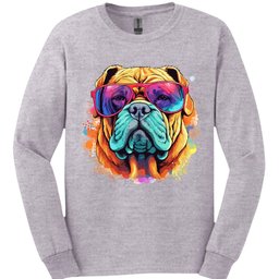 Chinese Shar Pei Top Dog Long Sleeve Shirt Gift For Dog Lover