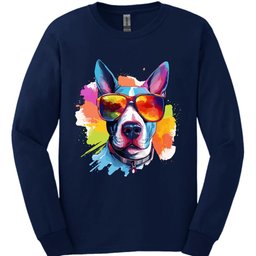 Bull Terrier Top Dog Long Sleeve Shirt Gift For Dog Lover
