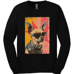 Chihuahua Punk Dog Long Sleeve Shirt Gift For Dog Lover