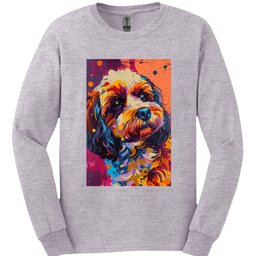 Cavapoo Punk Dog Long Sleeve Shirt Gift For Dog Lover