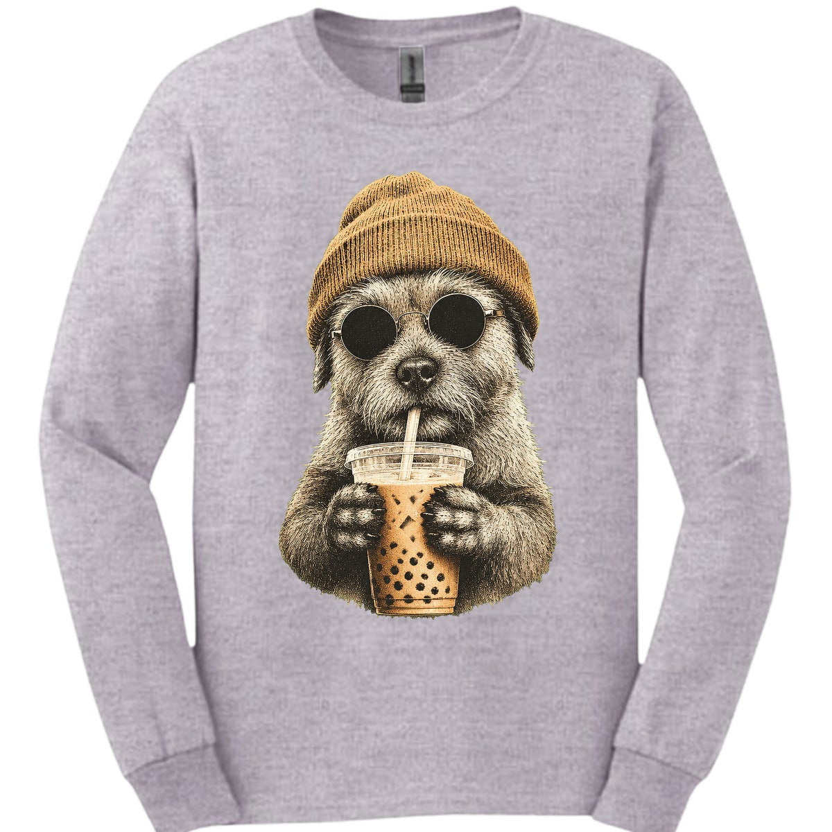 Cairn Terrier Hipster Dog Long Sleeve Shirt Gift For Dog Lover
