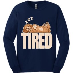 Cockapoo Tired Dog Long Sleeve Shirt Gift For Dog Lover