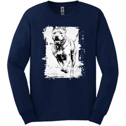 Cane Corso Running Dog Long Sleeve Tee Gift For Dog Lover