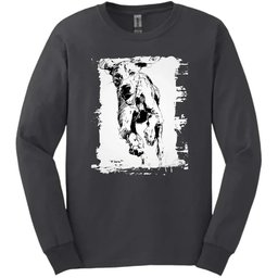 Bracco Italiano Running Dog Long Sleeve Tee Gift For Dog Lover