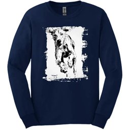 Bracco Italiano Running Dog Long Sleeve Tee Gift For Dog Lover