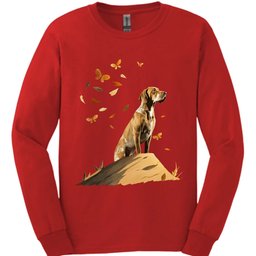 Bracco Italiano Fall Dog Long Sleeve Shirt Gift For Dog Lover