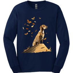 Bracco Italiano Fall Dog Long Sleeve Shirt Gift For Dog Lover