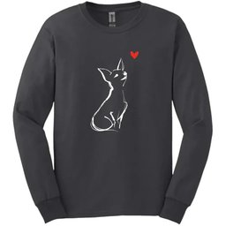 Chihuahua Sketch Dog Long Sleeve Tee Gift For Dog Lover