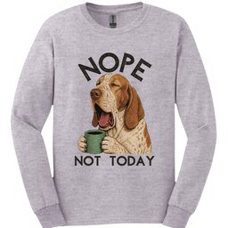 Bracco Italiano Not Today Long Sleeve Shirt Gift For Dog Lover