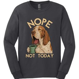 Bracco Italiano Not Today Long Sleeve Shirt Gift For Dog Lover