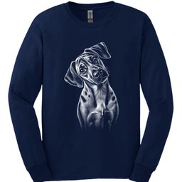 Catahoula Leopard Tilted Dog Long Sleeve Shirt Gift For Dog Lover