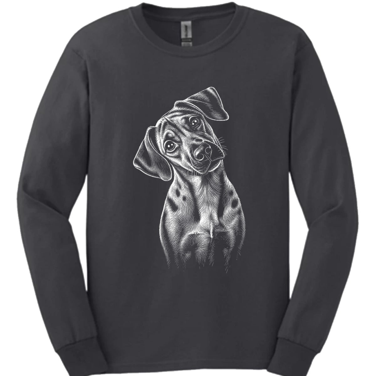 Catahoula Leopard Tilted Dog Long Sleeve Shirt Gift For Dog Lover