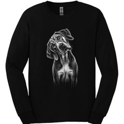 Bracco Italiano Tilted Dog Long Sleeve Shirt Gift For Dog Lover