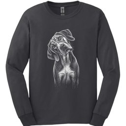 Bracco Italiano Tilted Dog Long Sleeve Shirt Gift For Dog Lover