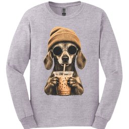 Chiweenie Hipster Dog Long Sleeve Shirt Gift For Dog Lover