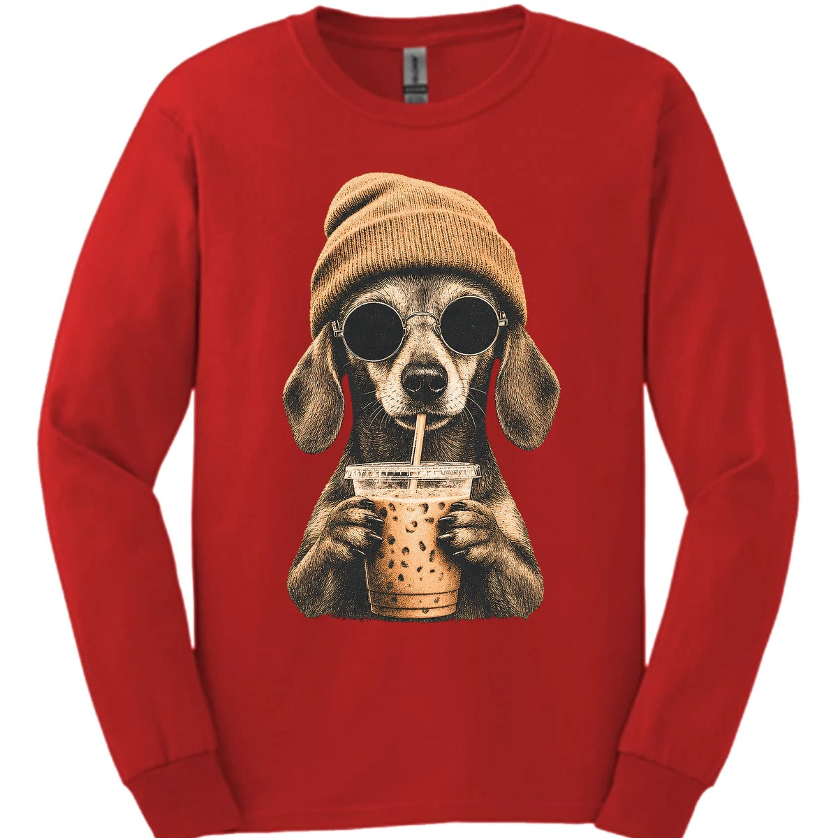 Chiweenie Hipster Dog Long Sleeve Shirt Gift For Dog Lover