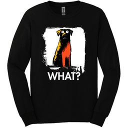Chocolate Labrador What Dog Long Sleeve Tee Gift For Dog Lover