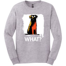 Chocolate Labrador What Dog Long Sleeve Tee Gift For Dog Lover