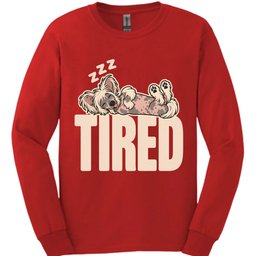 Chinese Crested Tired Dog Long Sleeve Shirt Gift For Dog Lover