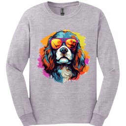 Cavalier King Charles Spaniel Top Dog Long Sleeve Shirt Gift For Dog Lover