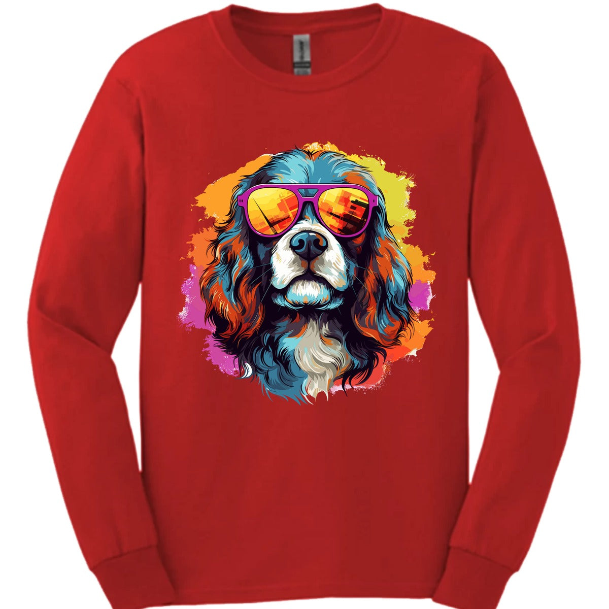 Cavalier King Charles Spaniel Top Dog Long Sleeve Shirt Gift For Dog Lover