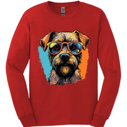 Border Terrier Top Dog Long Sleeve Shirt Gift For Dog Lover