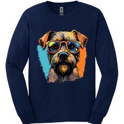 Border Terrier Top Dog Long Sleeve Shirt Gift For Dog Lover