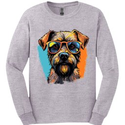 Border Terrier Top Dog Long Sleeve Shirt Gift For Dog Lover