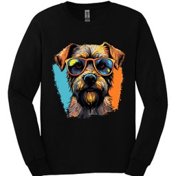 Border Terrier Top Dog Long Sleeve Shirt Gift For Dog Lover
