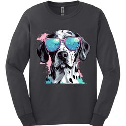 Dalmatian Top Dog Long Sleeve Shirt Gift For Dog Lover