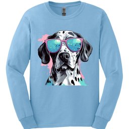 Dalmatian Top Dog Long Sleeve Shirt Gift For Dog Lover