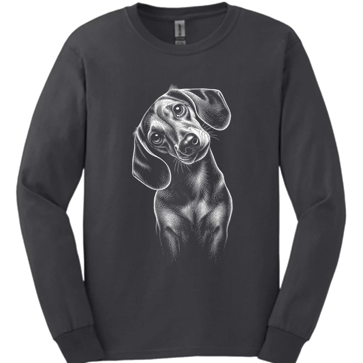 Dachshund Tilted Dog Long Sleeve Shirt Gift For Dog Lover