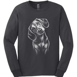 Dachshund Tilted Dog Long Sleeve Shirt Gift For Dog Lover