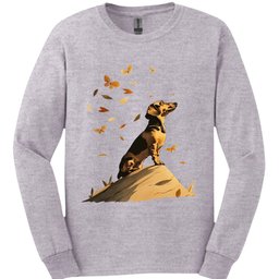Dachshund Fall Dog Long Sleeve Shirt Gift For Dog Lover