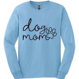 Dog Mom Paw Long Sleeve Shirt Gift For Mom