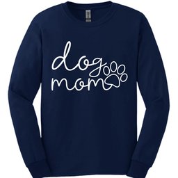 Dog Mom Paw Long Sleeve Shirt Gift For Mom