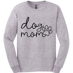 Dog Mom Paw Long Sleeve Shirt Gift For Mom