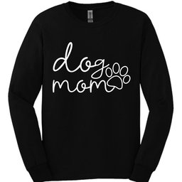 Dog Mom Paw Long Sleeve Shirt Gift For Mom