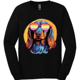 Dachshund Top Dog Long Sleeve Shirt Gift For Dog Lover